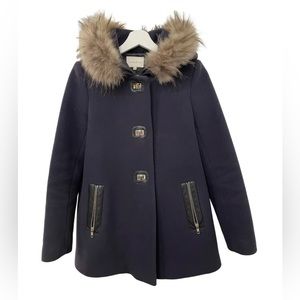 Sandro Wool Peacoat